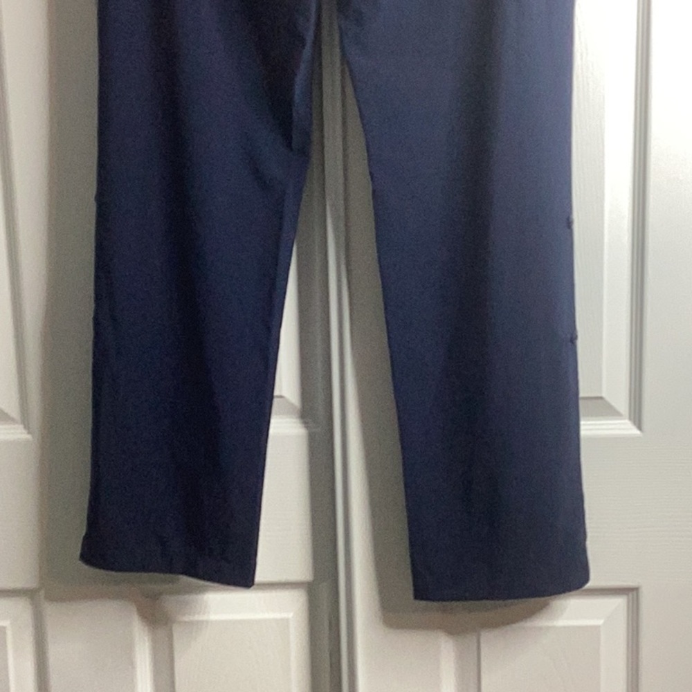 Eddie Bauer Dark Blue Cargo‎ Pants Adjustable Length 10 - Picture 6 of 8